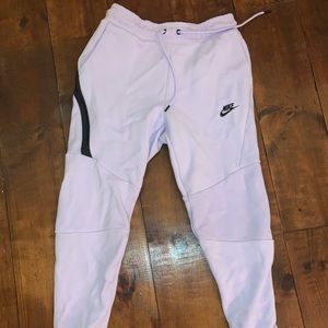 Purple Nike sweatpants